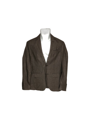 Saco Formal marca Massimo Dutti en Acétate, color Café, talla 36. De botones. Artículo de doble uso.