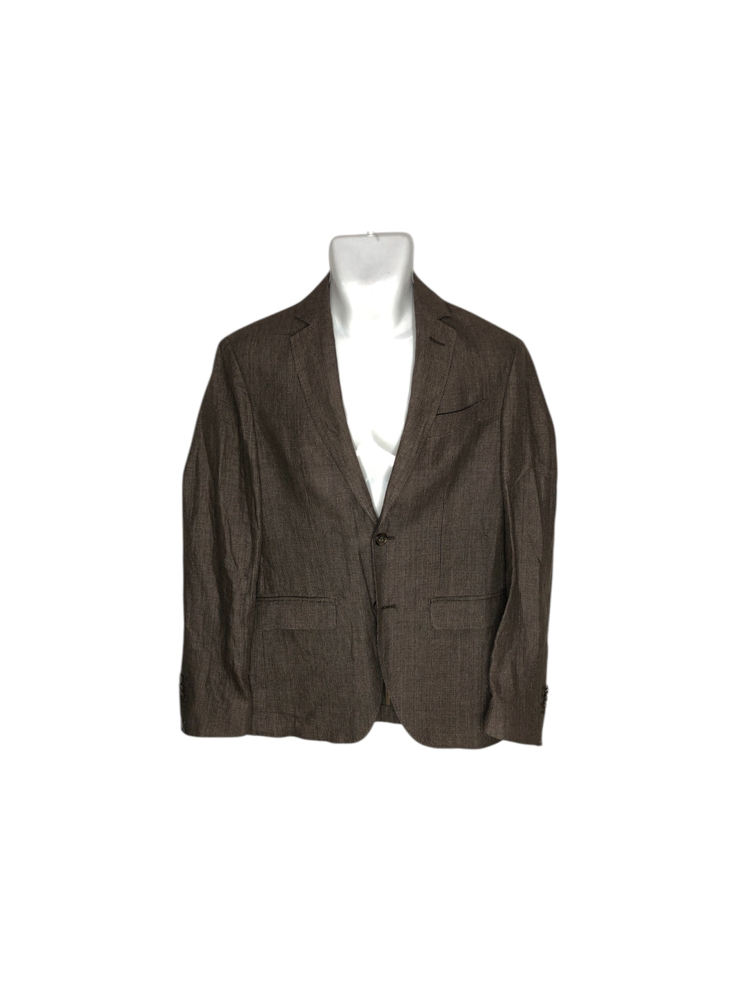 Saco Formal marca Massimo Dutti en Acétate, color Café, talla 36. De botones. Artículo de doble uso.