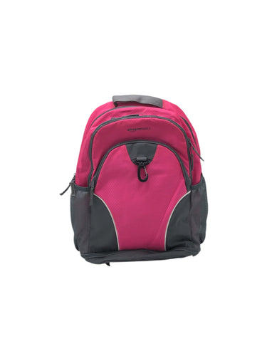 Mochila Casual marca Amazon en Poliéster, color Rosa. De correas ajustables. Artículo de doble uso.