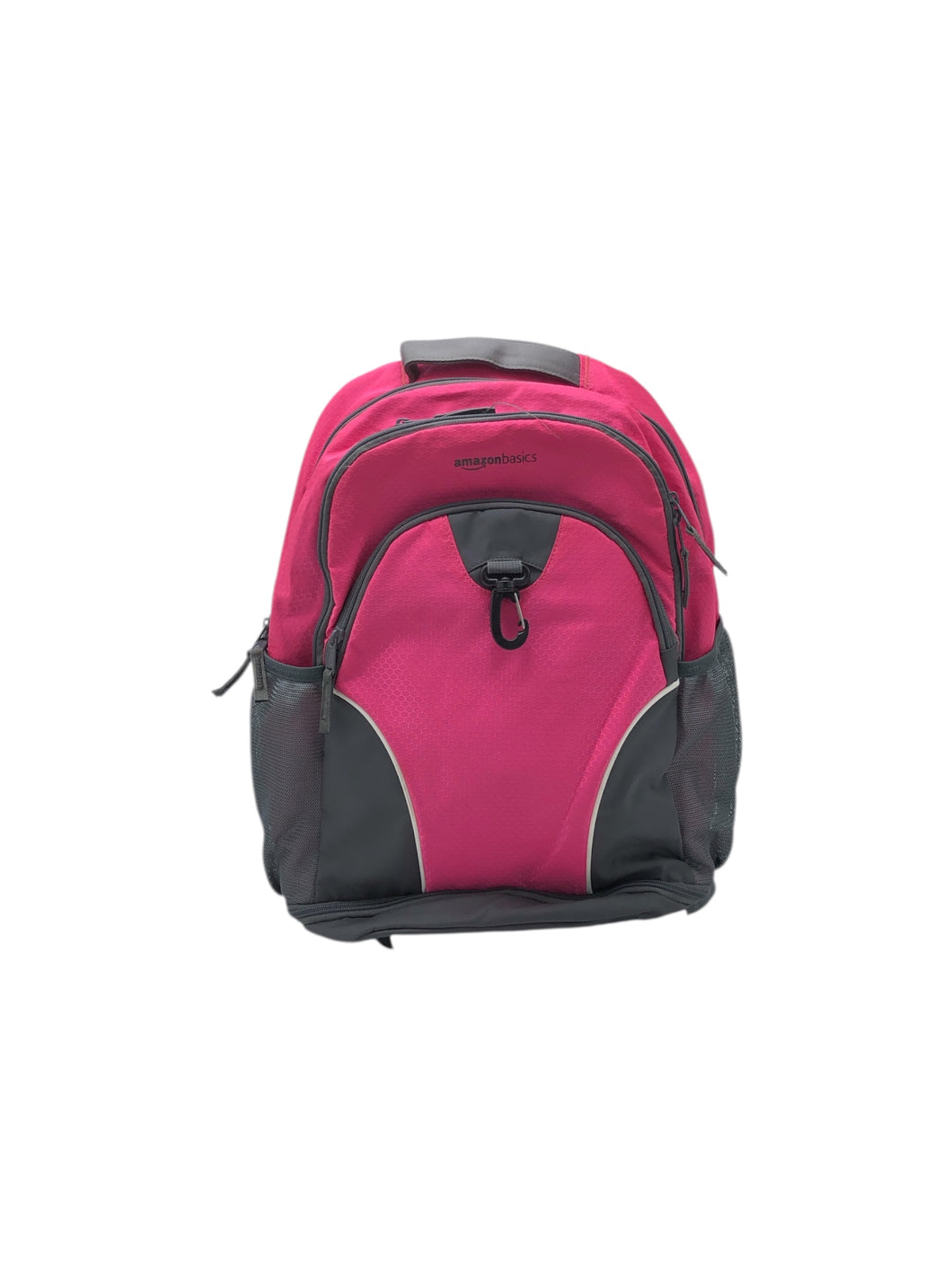 Mochila Casual marca Amazon en Poliéster, color Rosa. De correas ajustables. Artículo de doble uso.