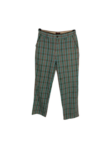 Pantalón Casual marca Abercrombie en Algodón, talla XL. De diseño de cuadros. Artículo de doble uso.