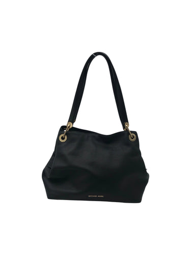 Bolso estilo Satchel marca Michael Kors en Piel color Negro. De asas. Artículo de doble uso.