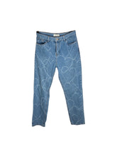 Cargar imagen en el visor de la galería, Pantalón  Casual marca Malayerba en Mezclilla, color Azul cielo, talla 7. De bolsas delanteras y traseras. Artículo de doble uso.