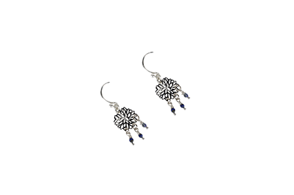Aretes Mini Dalia Lapislazuli Isela Robles
