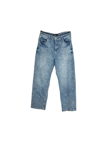 Pantalón Casual marca Cuidado con el perro en Mezclilla, color Azul, talla 7. Con bolsas delanteras y traseras. Artículo de doble uso.