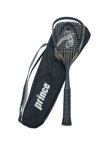 Raqueta de Squash IX120 marca HEAD en Material sintético, color Tricolor. Con funda. Artículo de doble uso en buen estado.