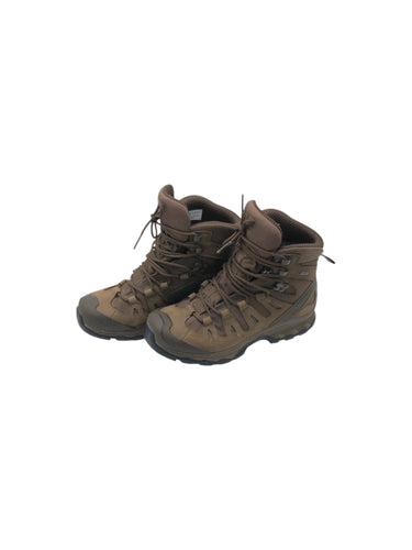 Botas Para Senderismo Modelo: (Quest Forces) marca Salomon en Gamuza con vinipiel, color Café, talla 27.5. De cordones ajustables. Articulo de doble uso.