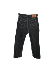 Pantalón Casual marca RIBCAE STRAIGHT en Mezclilla, color Gris, talla 30. Con bolsas delanteras y traseras. Artículo de doble uso.