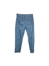 Cargar imagen en el visor de la galería, Pantalón  Casual marca Malayerba en Mezclilla, color Azul cielo, talla 7. De bolsas delanteras y traseras. Artículo de doble uso.