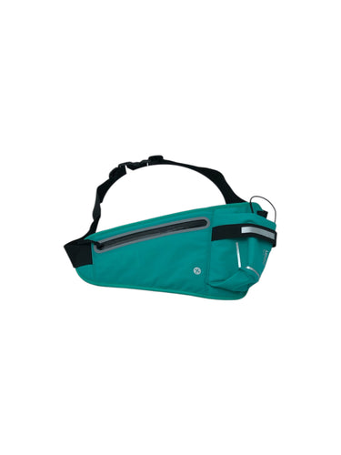 Cangurera Casual marca Miniso Sport en Poliéster, color Verde. De correa ajustable. Artículo de doble uso.