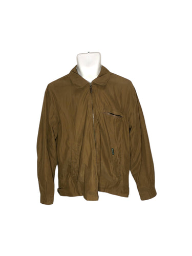 Chamarra Casual marca WEATHERPROOF en Poliéster, color Café, talla S. De cierre. Artículo de doble uso.