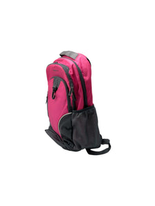 Mochila Casual marca Amazon en Poliéster, color Rosa. De correas ajustables. Artículo de doble uso.