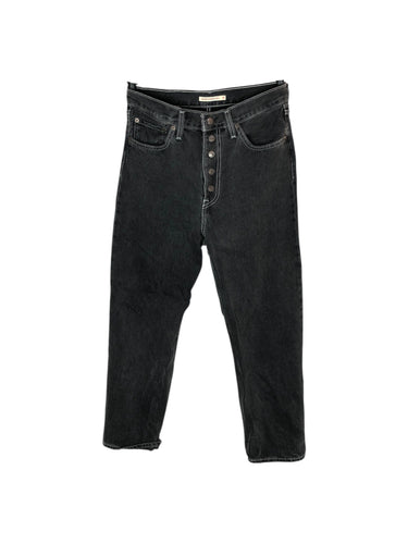 Pantalón Casual marca RIBCAE STRAIGHT en Mezclilla, color Gris, talla 30. Con bolsas delanteras y traseras. Artículo de doble uso.