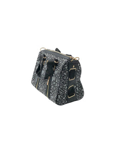 Bolso estilo Satchel marca Tous en Material Sintético color Negro con gris. De asas. Artículo de doble uso.