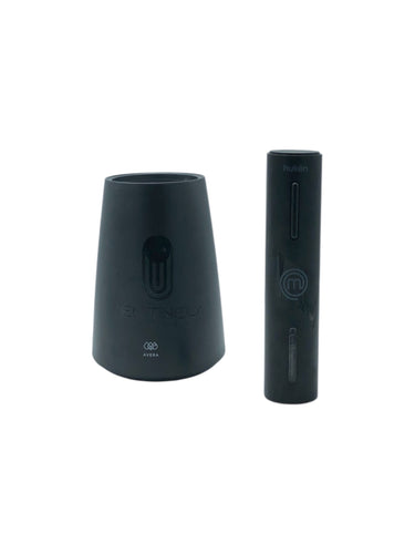 Set Para vino marca Huken y Avera en color Negro. Enfriador y sacacorchos eléctrico. Artículo de doble uso.