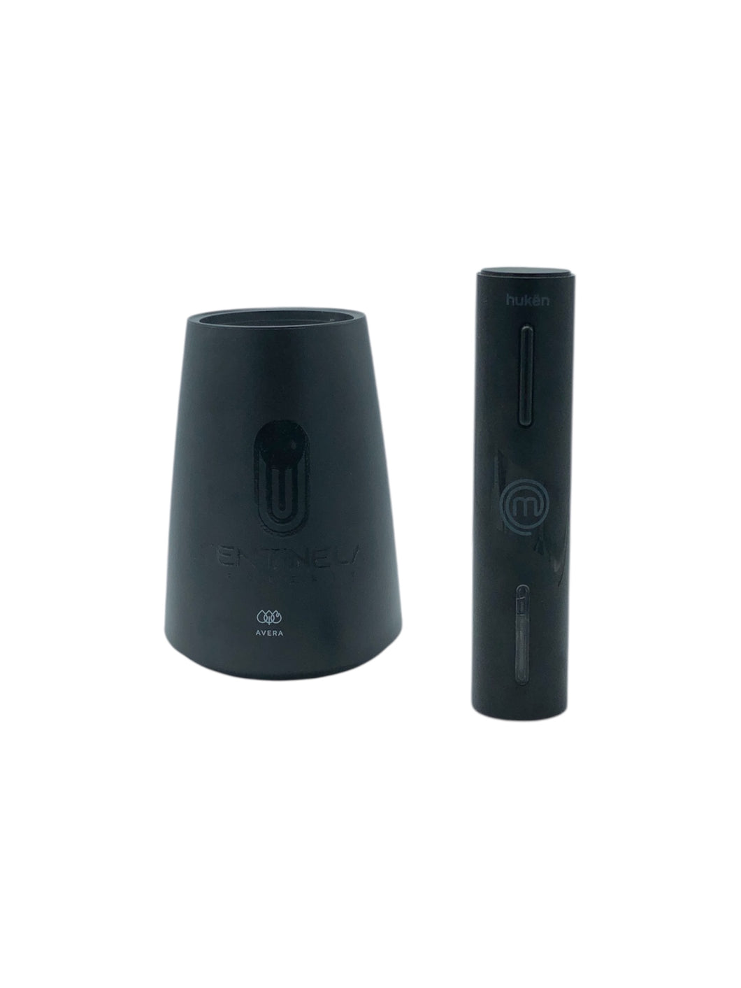 Set Para vino marca Huken y Avera en color Negro. Enfriador y sacacorchos eléctrico. Artículo de doble uso.