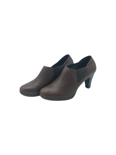 Shooties Casuales marca Flexi en Vinipiel, color Café, talla 22. Artículo de doble uso.