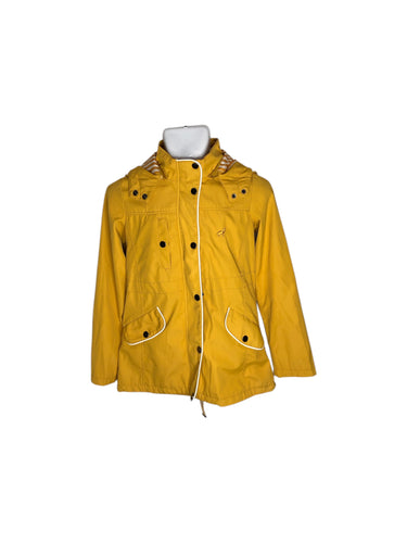 Chamarra Casual marca REFILL en Poliéster, color Amarillo, talla 9. De cierre. Artículo de doble uso.