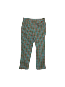 Pantalón Casual marca Abercrombie en Algodón, talla XL. De diseño de cuadros. Artículo de doble uso.