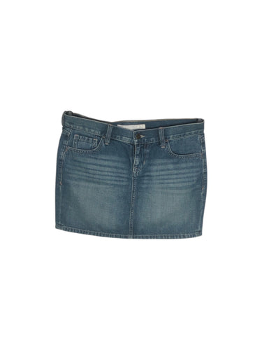 Falda Casual marca OLD NAVY en Mezclilla, color Azul, talla 6. Artículo de doble uso.