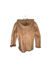 Cargar imagen en el visor de la galería, Chamarra Casual   marca ASHELY en Poliéster, color Beige, talla L. Con felpa. Artículo de doble uso.