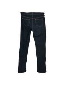 Pantalón Casual marca OLD NAVY en Mezclilla, color Azul marino, talla 4. Con bolsas delanteras y traseras. Artículo de doble uso.