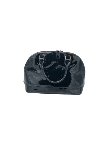 Bolso estilo Duffle marca CanoSitl an en Charol color Negro. De asas. Artículo de doble uso.