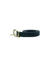 Cargar imagen en el visor de la galería, Cinturón Casual marca Coach en Cuero, color Negro, talla 34. De hebilla. Artículo de doble uso.