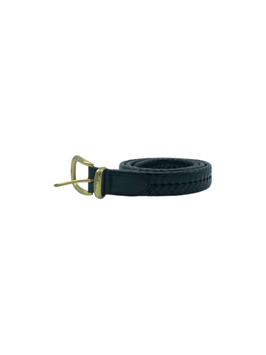 Cinturón Casual marca Coach en Cuero, color Negro, talla 34. De hebilla. Artículo de doble uso.