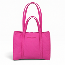 Cargar imagen en el visor de la galería, Bolsa Tote BIMBA Y LOLA para Mujer, color Fucsia, Doble Juego de Asas y Gran Capacidad | Segunda mano