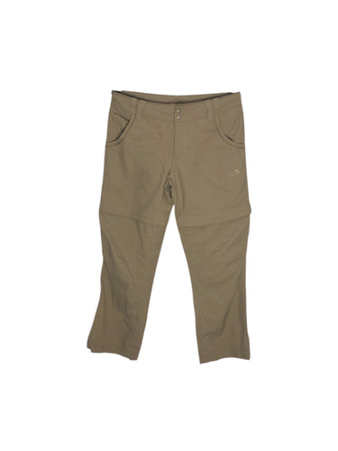 Pantalón Casual marca THE NORTH FACE en Nylon, color Café, talla EU 8. De bolsa delanteras y traseras. Artículo de doble uso.