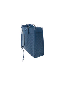 Bolsa Tote marca Marc Jacobs en Vinipiel, color Azul marino. De asas (Con mínimo detalle en asa). Artículo de doble uso.