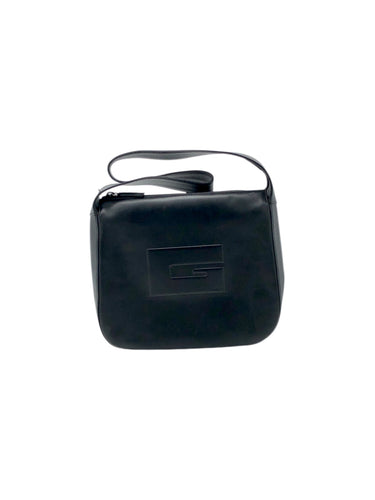 Bolso estilo Shoulder marca Imitación Gucci en Vinipiel color Negro. De asa. Artículo de doble uso.