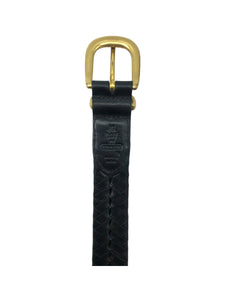 Cinturón Casual marca Coach en Cuero, color Negro, talla 34. De hebilla. Artículo de doble uso.