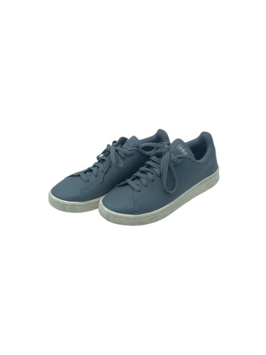 Tenis Casuales marca Adidas en Material sintético, color Gris, talla 25. De cordones ajustables. Artículo de doble uso.