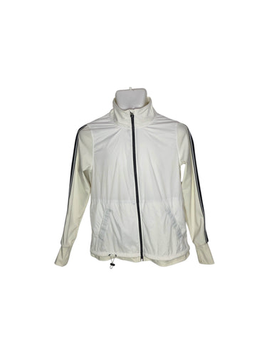 Chamarra Deportiva marca tangerine en Poliéster, color Blanco, talla CH. De cierre. Artículo de doble uso.