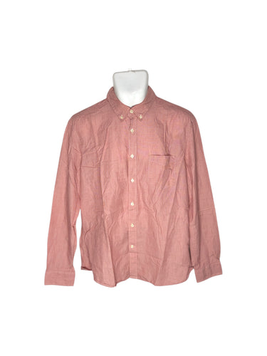 Camisa Casual marca L.O.G.G. en Algodón, color Rosa, talla L. De botones. Artículo de doble uso.