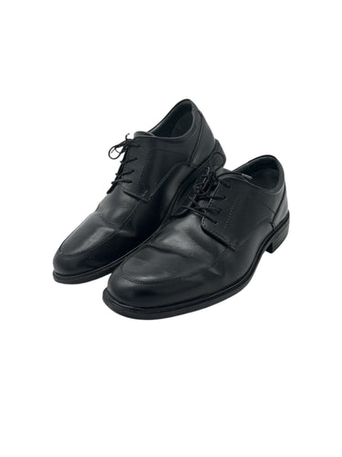 Zapato de vestir color negro con agujeta / suela de goma dura marca FERRATO Talla 26 artículo de doble uso en buen estado