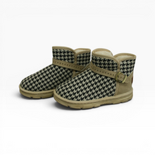 Load image into Gallery viewer, Botas SYXLL Casuales, Tela, color Beige con negro, talla 25, De diseño afelpado, Buen estado | Segunda mano
