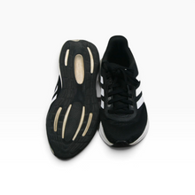 Cargar imagen en el visor de la galería, Tenis Adidas para Running y Entrenamiento, color Negro, Talla 24, Exterior de Malla y Suela Blanca | Segunda mano
