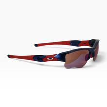 Cargar imagen en el visor de la galería, Lentes Deportivos de Marca Visible Oakley, Armazón Azul con Detalles Rojos, Micas Rosas y Estuche | Segunda mano