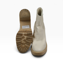 Cargar imagen en el visor de la galería, Botines DOLCE VITA para Mujer color Crema, Talla 25, Plataforma, Tacón Ancho y Paneles Elásticos | Segunda mano