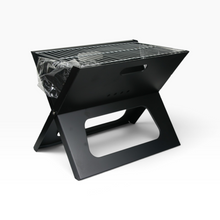 Load image into Gallery viewer, Asador Portátil Plegable color Negro, Medidas 45 × 29 × 29 cm, Parrilla Metálica y Asas Integradas | Segunda mano