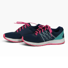 Cargar imagen en el visor de la galería, Tenis WHATS UP color Azul Marino con Detalles Rosa y Turquesa, Talla 23 | Segunda mano