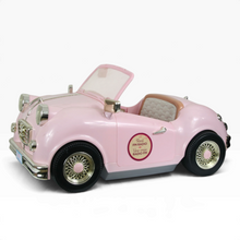 Cargar imagen en el visor de la galería, Auto de Juguete BATTAT para Muñecas color Rosa, Diseño Convertible Retro, Tamaño 65 × 45 cm | Segunda mano
