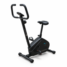 Load image into Gallery viewer, Bicicleta Estática Domyos Essential color Negro, Asiento Ajustable, Regulador de Resistencia y Consola | Segunda mano