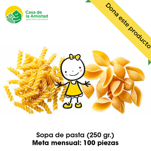 Súper ayuda - dona sopa de pasta