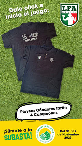 Playera Cóndores Tazón 4 Campeones