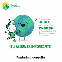 Cargar imagen en el visor de la galería, Impacto anual del transporte de pacientes en Casa de la Amistad para niños con cánce