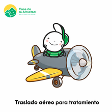 Cargar imagen en el visor de la galería, Apoyo de transporte aéreo para tratamiento de niños con cáncer en Casa de la Amistad